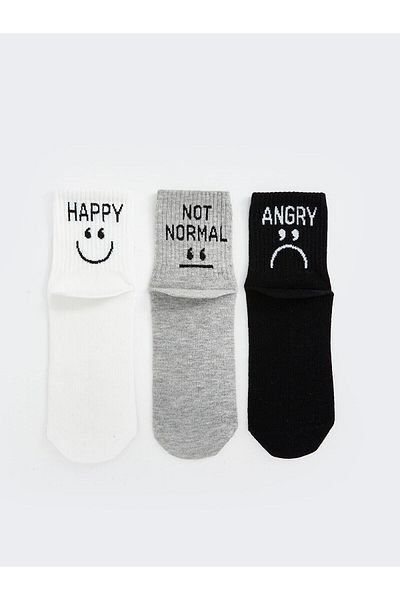 LC Waikiki Lcw Dream Printed Women's Socks 3 Pack