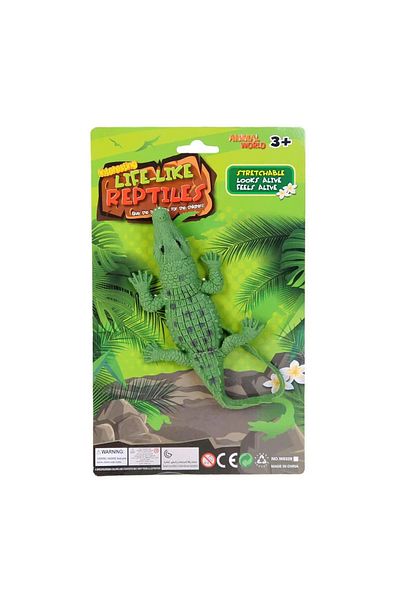 FEN TOYS Crocodile 80 cm Extending Flexible Elastic Toy Pull 22cm Crocodile Extend 80cm