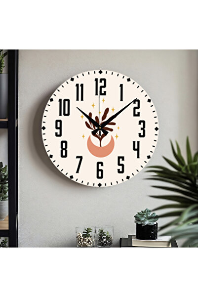 M&H Quality Ceas de perete imprimat UV cu cifre turcești decorative cu model ...