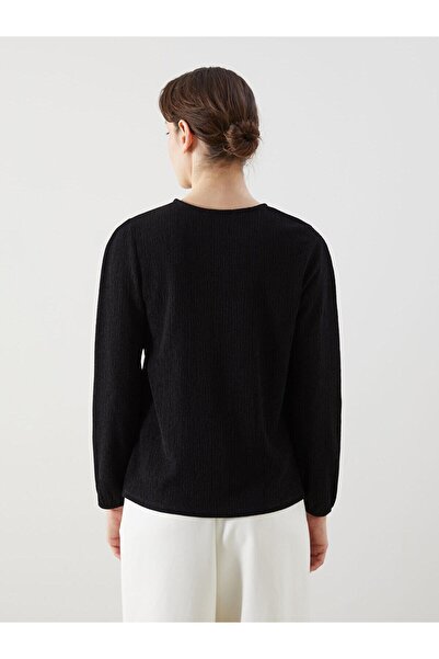 LC Waikiki LCW Grace  Bisiklet Yaka Dokulu Kadın Bluz