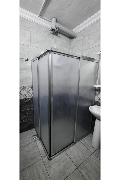 shop GİRAYDUŞ 120cmx120cm parlak profil mika köşeden girişli duşakabin