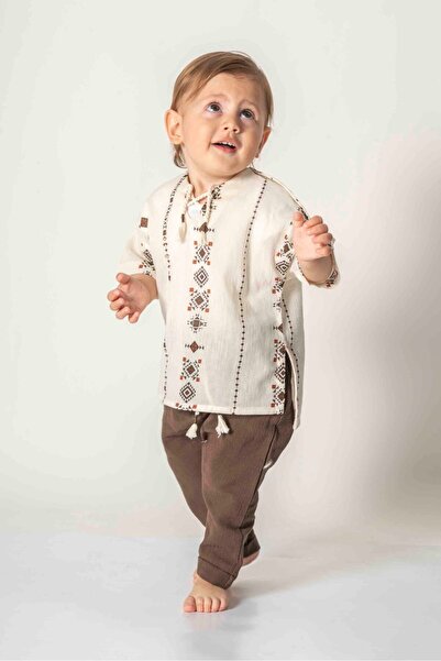 Kids ŞİLE BEZİ KISA KOLLU 2'Lİ TAKIM ERKEK BEBEK ÇOCUK