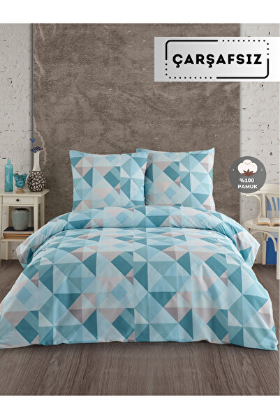 NazeninHome Комплект двойно спално бельо Ranforce Paloma 100% памук | Без чаршаф