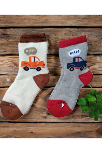 Ervo Reklam kışlık kalın yumuşak havlu çorap resimli 2, yaş 3, yaş için 2 çif...