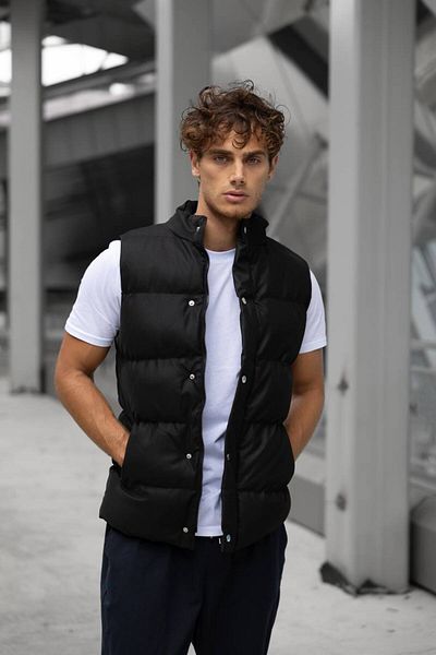 eg38 Marco Carbon Snap Vest Black