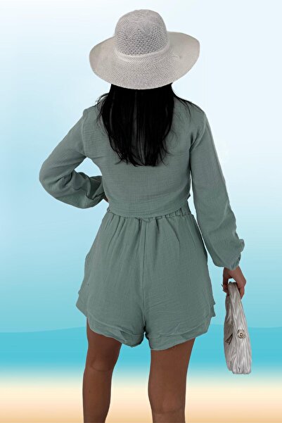 ZISHAN Πουκάμισο με κορδόνια και σορτς, κοστούμι παραλίας και θρόνος Αιγυπτιακού Παλατιού