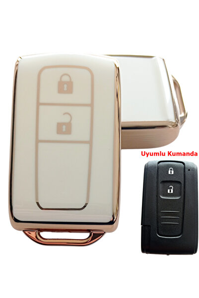 Kasey حافظة مفتاح التحكم المتوافقة مع كورولا فيرسو بريوس سوبارو، مفتاحين بالل...