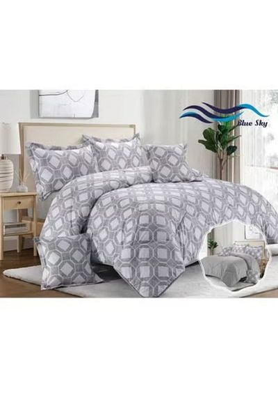 smart home two-sided quilt set, two-sided mattress, consisting of 6 pieces, quilt with 6-piece filling