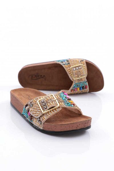 BURAK ALDAY SHOES Summer Women's Orthopedic Stone Pool Daily Slippers