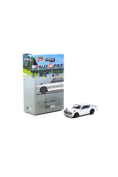 Tarmac Works 1/64 Skyline Ht 2000Gt-R Silver Chrome - Japan Special Edition