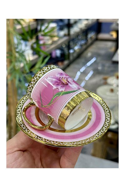 Doğudeko Tulip Luxury Porcelain Set of 6 Cups