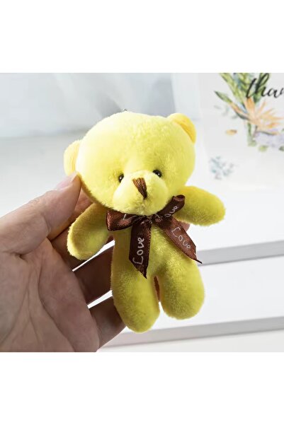 Wolawood Yumoş Peluş Ayıcık Anahtarlık Şirin Sevimli Mini Çanta Aksesuarı Sürpriz Ayı Şık Zarif Hediyelik