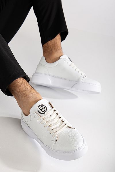 Sanvio Tarzkar Men's White Daily Flexible Ultra Comfortable Stitched Lightweight Eva Sole Walking Guaranteed Sports Shoes