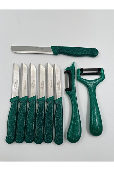 HerkeseUygun Original Solingen 9 Piece Dowry Set Knife and Peeler Set