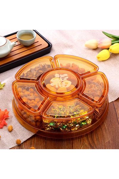 Generic Serving container for sweets and nuts, appetizer tray with lid