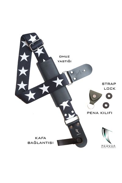 MEDUSA Sirius Model Shoulder Padded Guitar Strap