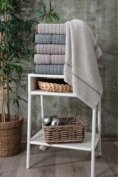 Pupilla Jacquard Curl 6 Pack Hand-face Towel Set 50*90 Alya