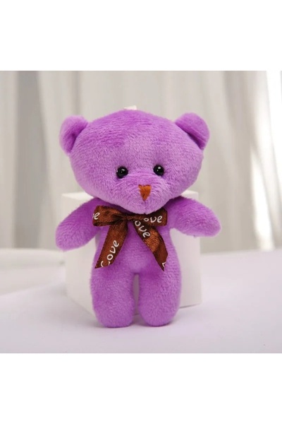 Wolawood Yumoş Peluş Ayıcık Anahtarlık Şirin Sevimli Mini Çanta Aksesuarı Sür...