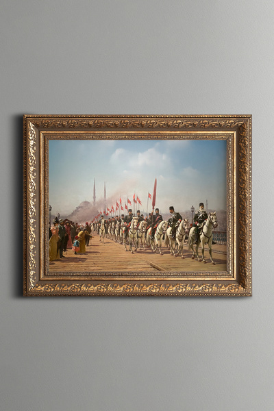 epiqart فوج قافلة أرطغرل - إطار منقوش عتيق