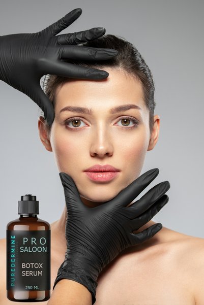 Puredermine Botox Effective Plumping Serum & Concentrated Hyaluronic Acid for Skin & Neck & Hair