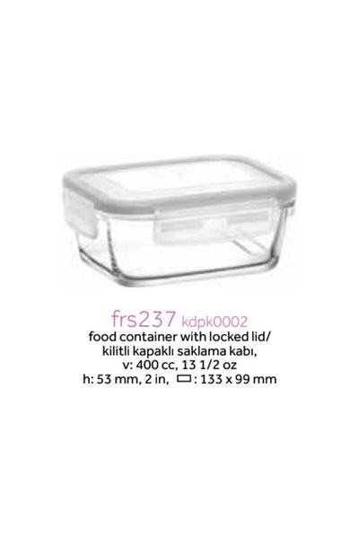 LAV Fresco 400 Ml 3 Pieces White Storage Container - Frs237