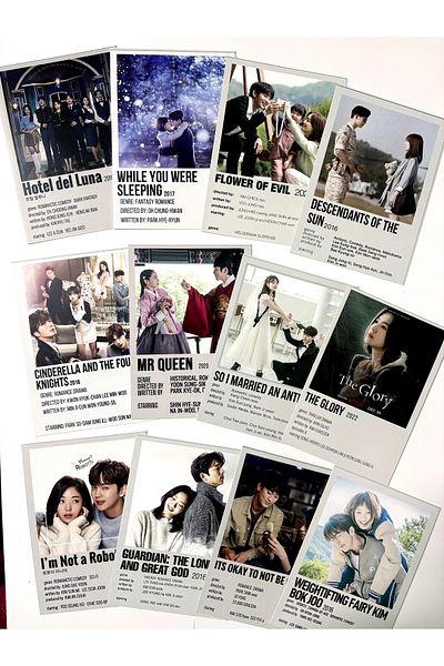 Pankart Evi 12 Kdrama Cards