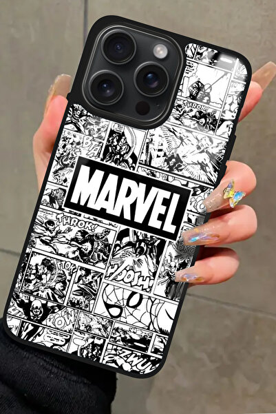 Snacase Apple iPhone 16 Pro Max Uyumlu Marvel Tasarımlı Glossy Premium Kılıf