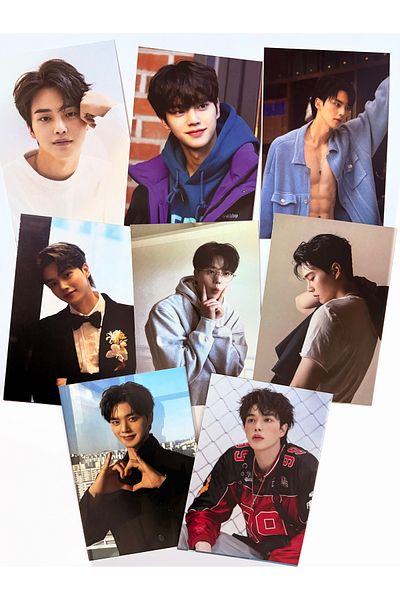 Pankart Evi 8 Pieces Song Kang Photocard Set - Kdrama Decorative Board Card