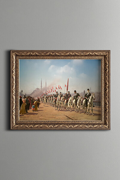 epiqart Ertuğrul Süvari Alayı - Ramă cu model vintage