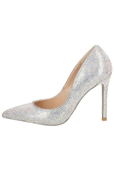 Steve Madden Evelyn-R Strieborné iridescentné bežecké topánky