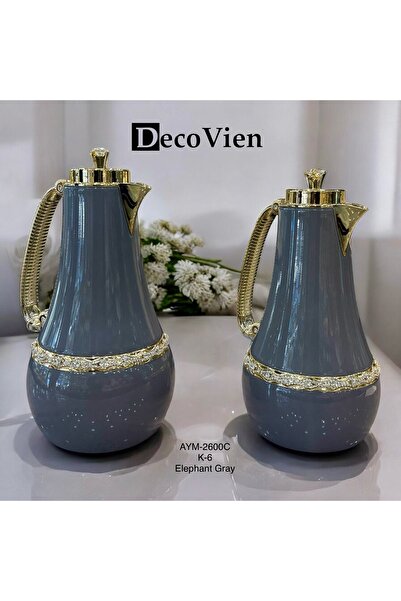 Olca AYMET HOME ÖZEL LÜX İÇİ CAM TERMOS 2 Lİ TAKIM (2600C)