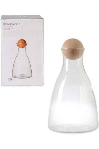 Generica Glass juice or beverage pitcher with lid, capacity 1.7 liters