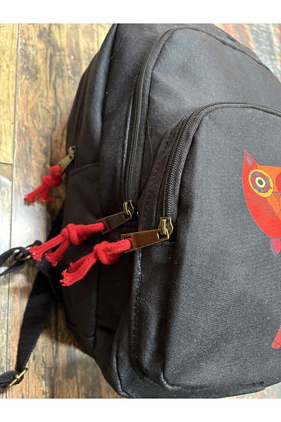 Street Bag Cat Patterned Ethnic Authentic Bohemian Waterproof 3 Compartment Large Orthopedic Backpack