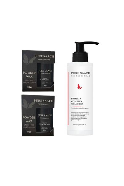 Pure Saach Professıonal Pure Saach Professional Protein Comlex Shampoo & 2 Powder Wax