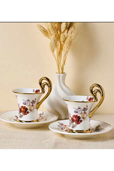 Muba Consept Set de cești de cafea din porțelan English Garden pentru 2 persoane