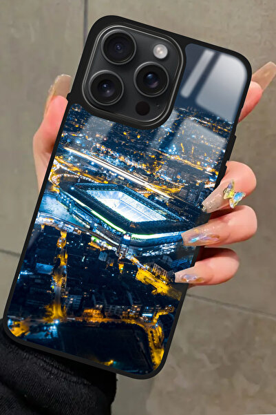 Snacase Apple iPhone 14 Pro Max Uyumlu Stadyum Tasarımlı Glossy Premium Kılıf