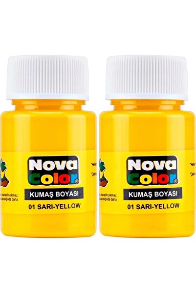 Modellino 2'li Nova Color Şişe Kumaş Boyası Forma Tişört Tekstil Çanta Ayakka...