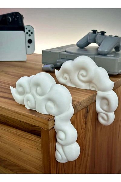 3D Brothers Cloud-Inspired Corner Decor Merging Elegance with Detailed Design to Enhance Your Space