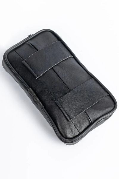 THE MUSE Genuine Leather Belt Holder Waist Bag Small Coin Purse Clutch Bag