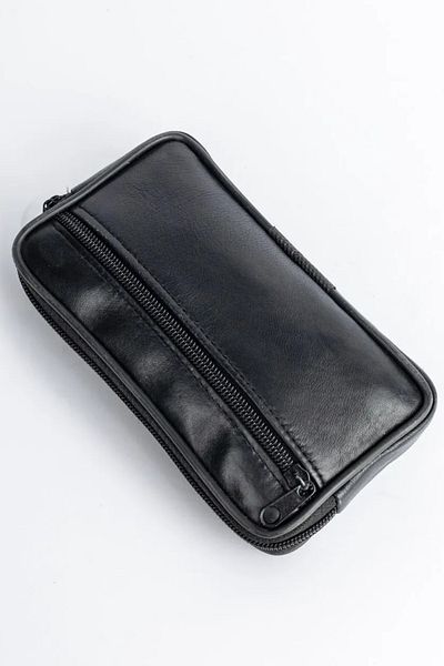 THE MUSE Genuine Leather Belt Holder Waist Bag Small Coin Purse Clutch Bag