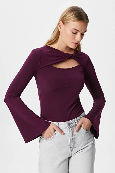 Ritnice Γυναικεία μπλούζα με στρώματα δαμάσκηνου