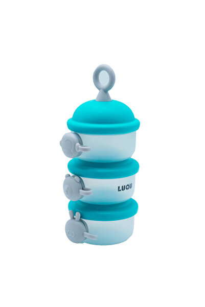 LUQU BABY Milk Powder Container Side Opening-Blue