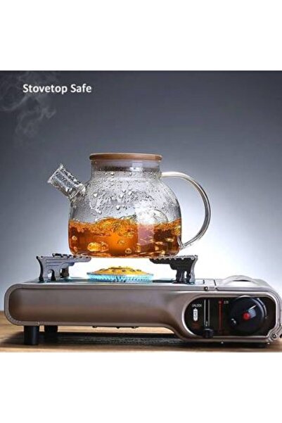 Generica 1000ml Thermal Clear Glass Teapot