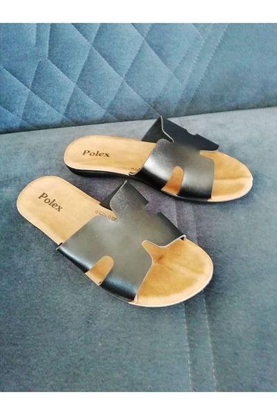B&B Co. Hrms Women's Daily Comfortable Black Slippers