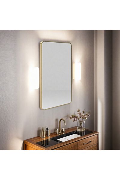 Ebticar Wall Mirror-Gold