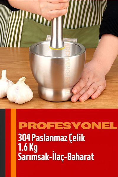 Transformacion 304 Stainless Steel Garlic Crusher - Spice Medicine 721519
