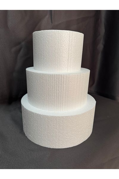 KLC CREATIVE 3 Tier Strawork Model Cake