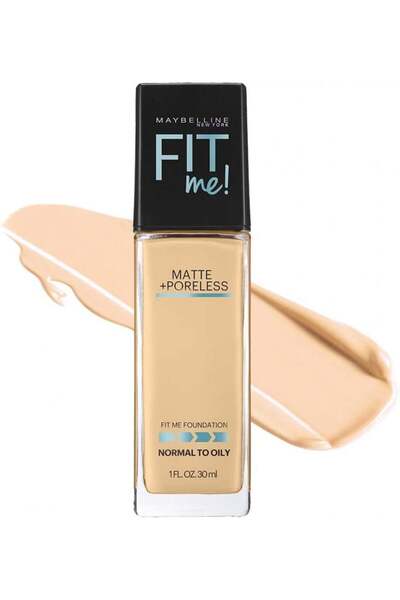 Maybelline New York كريم أساس فيت مي غير لامع وخالي من المسام - عاجي كلاسيكي ...