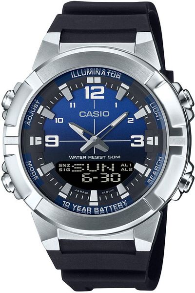 Casio ساعة يد رجالية Amw-870a-2avdf