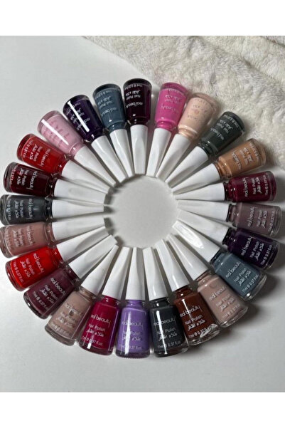 real beauty مجموعة طلاء أظافر مكونة من 24 لونًا متعدد الألوان